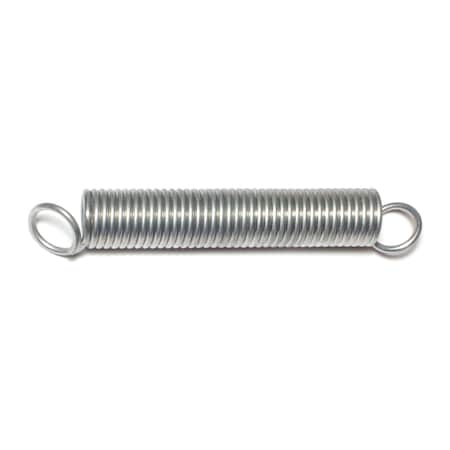 Midwest Fastener 9/16" x 3-15/16" x .079" WG Steel Extension Springs 6PK 18560